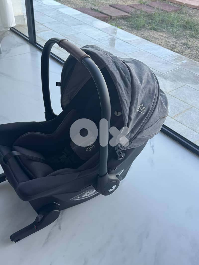 For sale - 2 car seats - Joie sprint - black and grey 1
