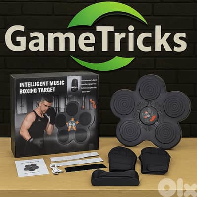 Wall Mounted Music Boxing Machine Punching Pad LED Lighted Training El