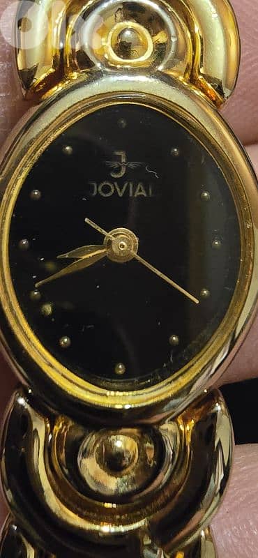 ساعة JOVIAL شبه جديدة ماركة ممتازة ومعروفة 3