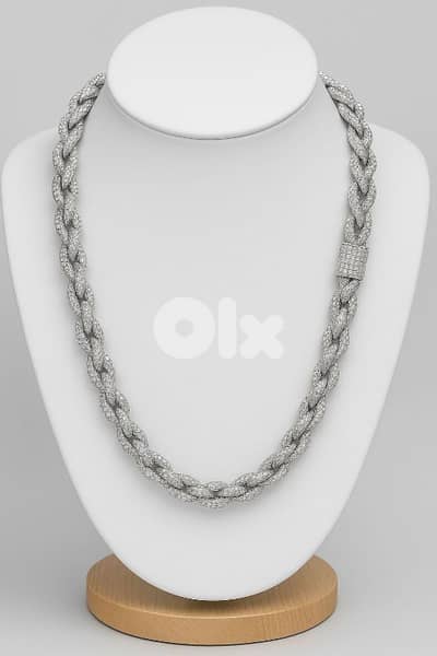 Full Zirconia Cuban Link Chain – Iced Out Shine!