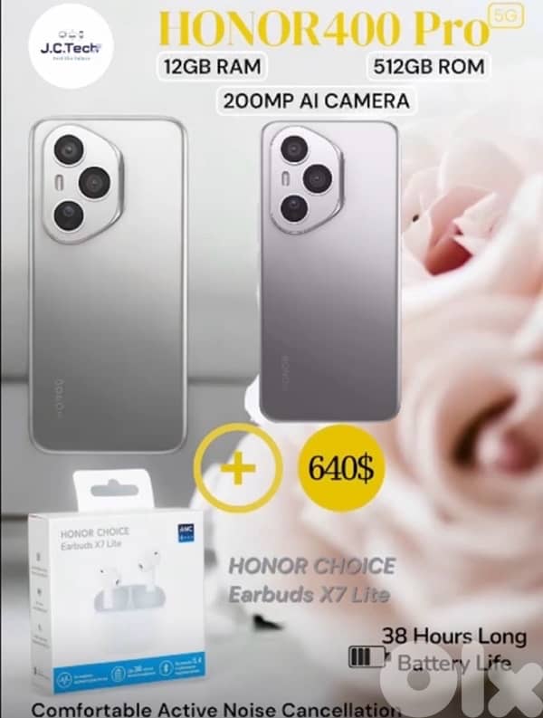 HONOR400 Pro 5G HONOR CHOICE Earbuds X7 Lite 0