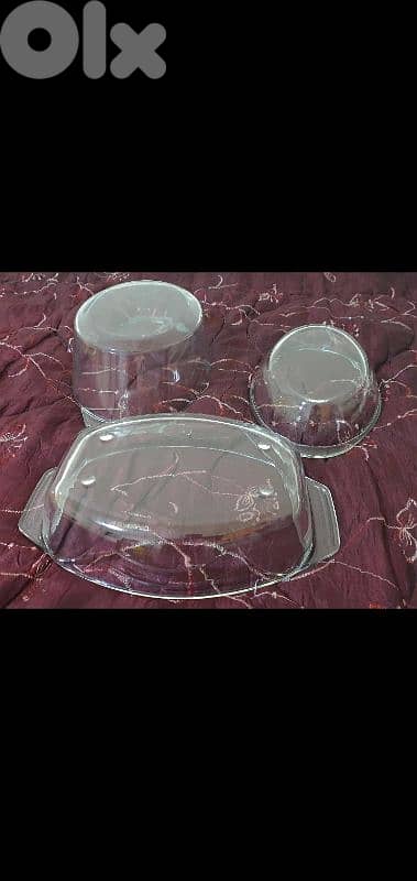 1 PYREX and 2 others very good condition all 25$ bi ashrafiye 03723895 8