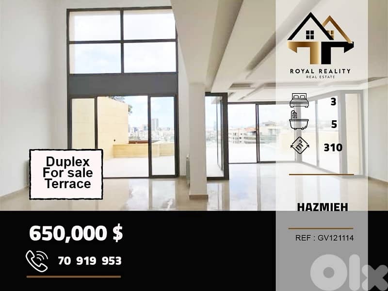 duplex apartments for sale in Hazmiyeh baabda شقق للبيع في الحازمية 0