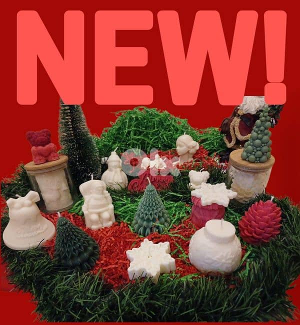 handmade chrismas candles 0