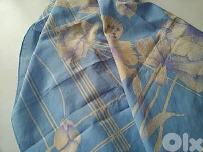 Vintage Gim Renoir blue scarf - Not Negotiable