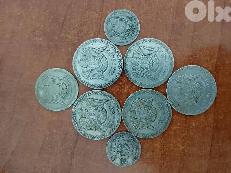 عملات سورة فضة اصدار 1947و 1950 0