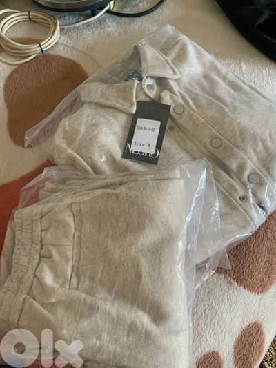 set of 2 trendy outfit jacket and pant