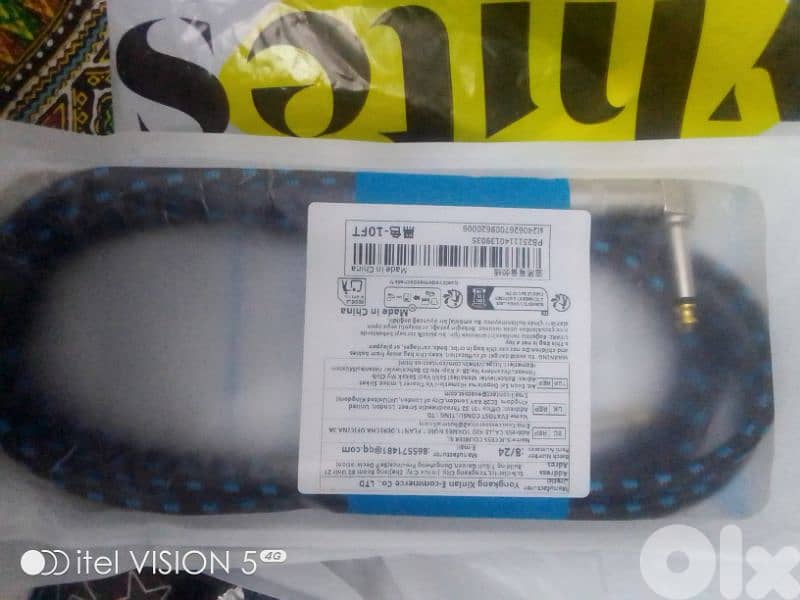 New guitar jack cable 3meter 0