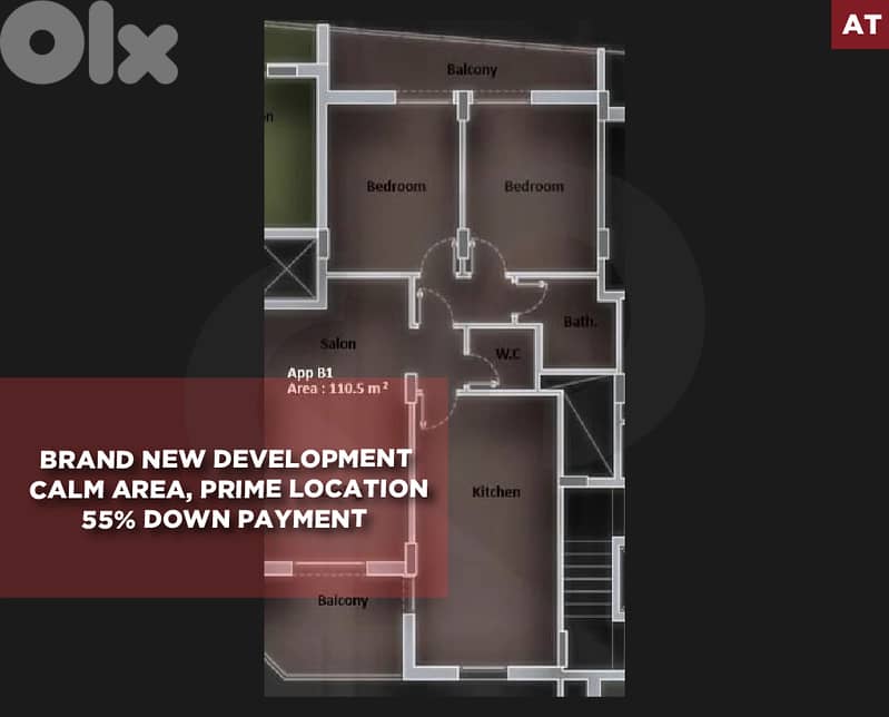 under construction apartment- comfortable home- Amioun  REF#AT130144 0