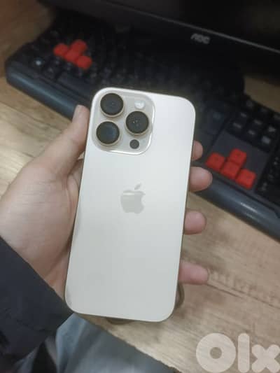 iphone 16 pro 256gb 2sim used like new zero scratch