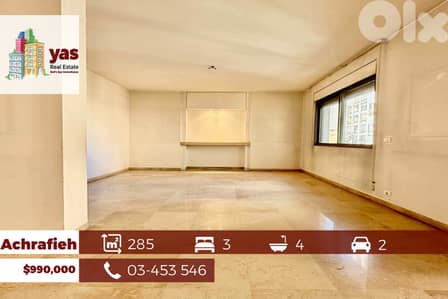Achrafieh/Carre D'or 285m2 | Prime Location | High End | OH