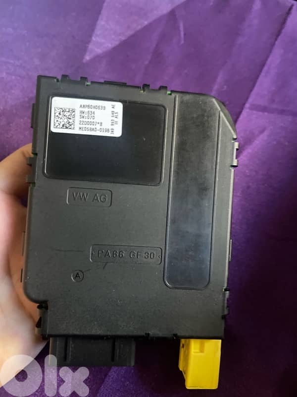 vw steering wheel control module 0