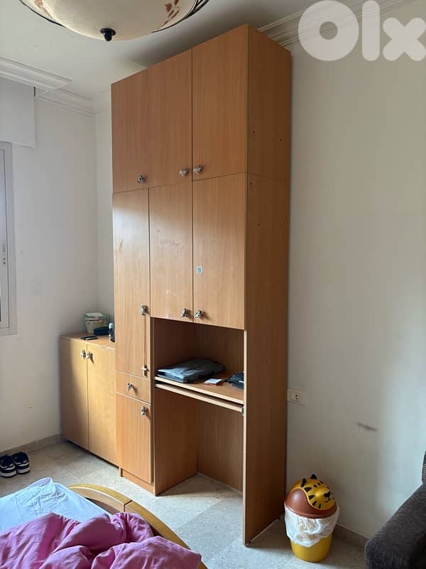 Large Wooden Storage Bibliothèque 0