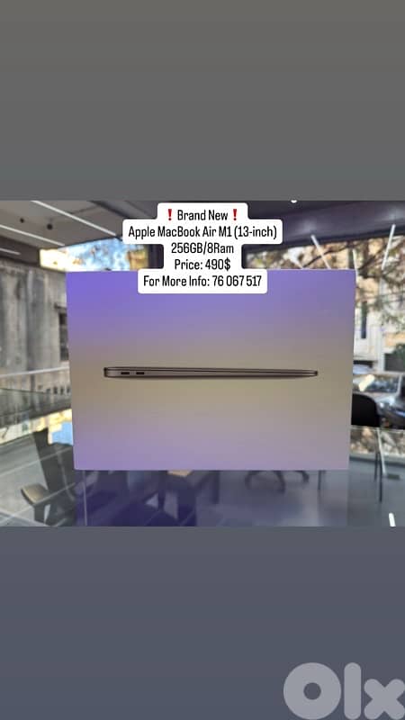 Apple MacBook Air M1 (13-inch) 256Gb/8Ram 0