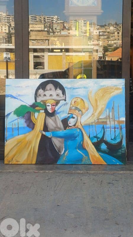 لوحة رسم زيتي روسيّة 0