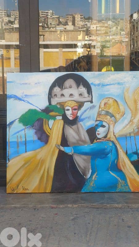 لوحة رسم زيتي روسيّة 3