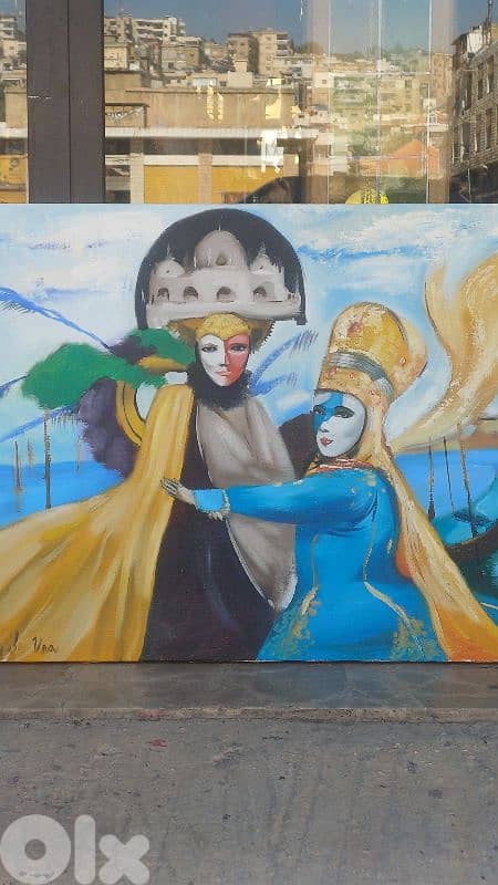 لوحة رسم زيتي روسيّة 4