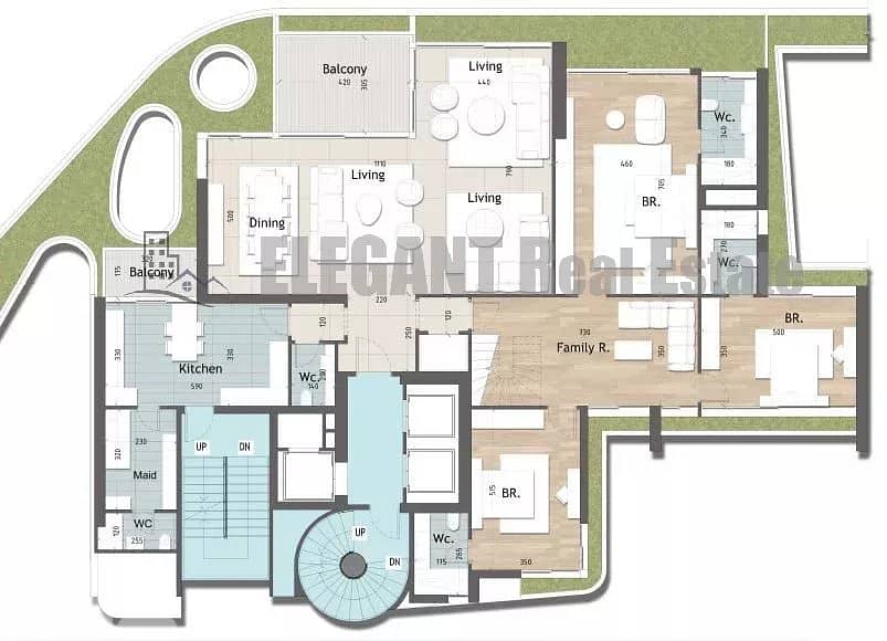 High End Finishing Flat with Sea View | for Sale | Manara 0