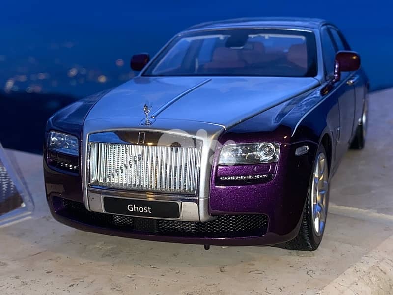 rolls royce purple version kyosho diecast model car scale 1/18 2