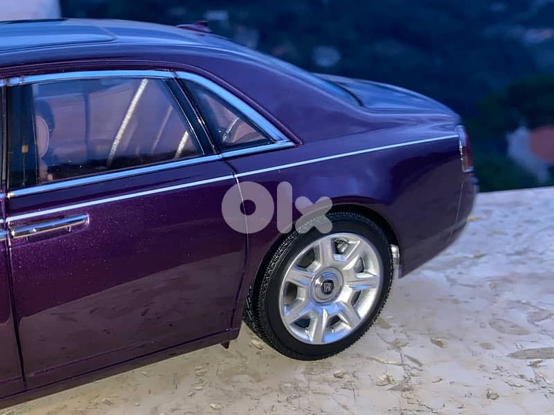 rolls royce purple version kyosho diecast model car scale 1/18 5
