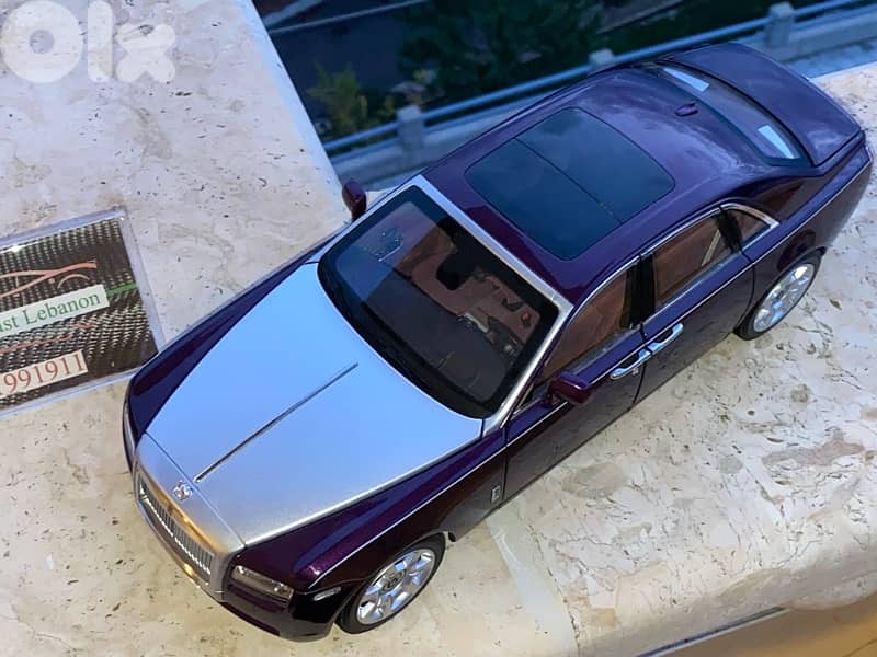 rolls royce purple version kyosho diecast model car scale 1/18 6