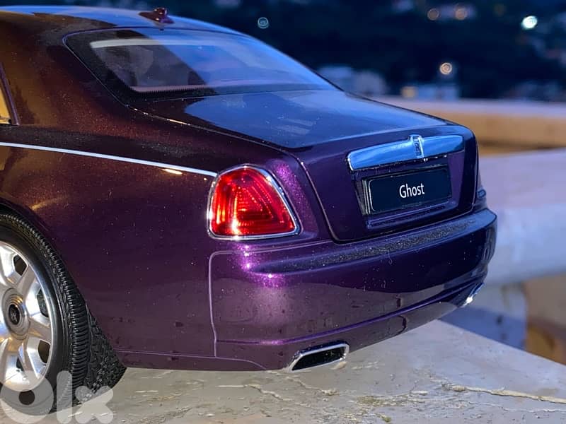 rolls royce purple version kyosho diecast model car scale 1/18 7