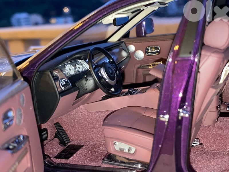 rolls royce purple version kyosho diecast model car scale 1/18 8