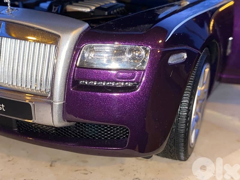 rolls royce purple version kyosho diecast model car scale 1/18 10