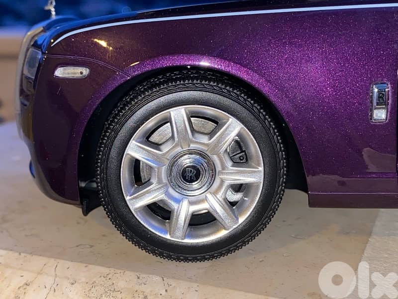 rolls royce purple version kyosho diecast model car scale 1/18 13