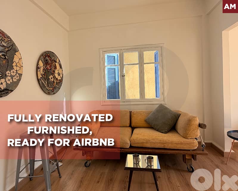 FULLY RENOVATED/FURNISHED, READY FOR AIRBNB - Achrafieh REF#AM130183 0