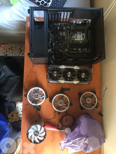 cpu i7 6700 rtx 1080ti zotac motherboard z270-A pro ssd 256 cooling fa