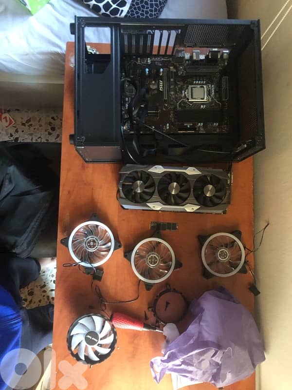 cpu i7 6700 rtx 1080ti zotac motherboard z270-A pro ssd 256 cooling fa 0