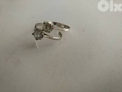 Two old elegant silver rings - Not Negotiable