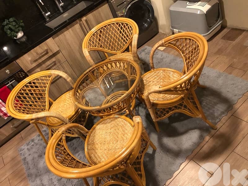 bamboo set in excellent condition. 350$ 3