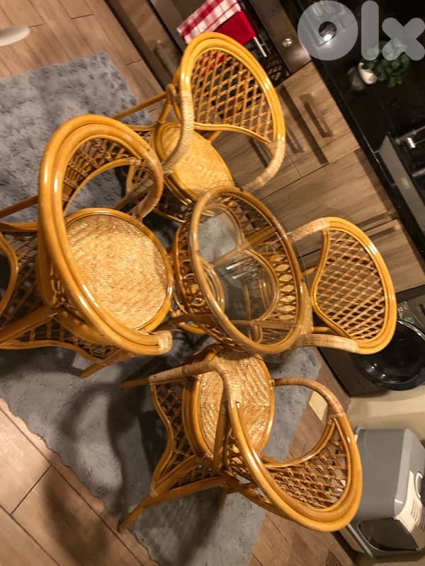 bamboo set in excellent condition. 350$ 6