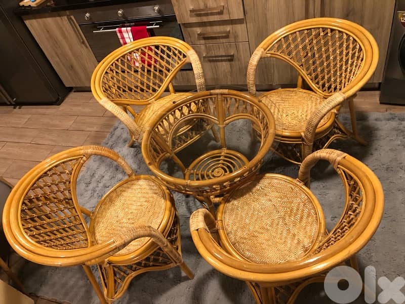 bamboo set in excellent condition. 350$ 8