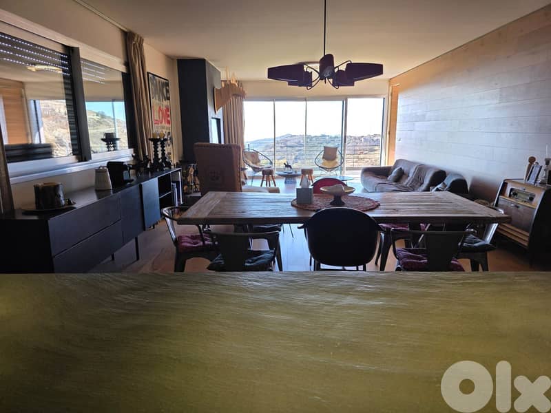 FULLY FURNISHED CHALET FOR SALE IN FAQRA WITH TERRACE , (KFA-115) 3