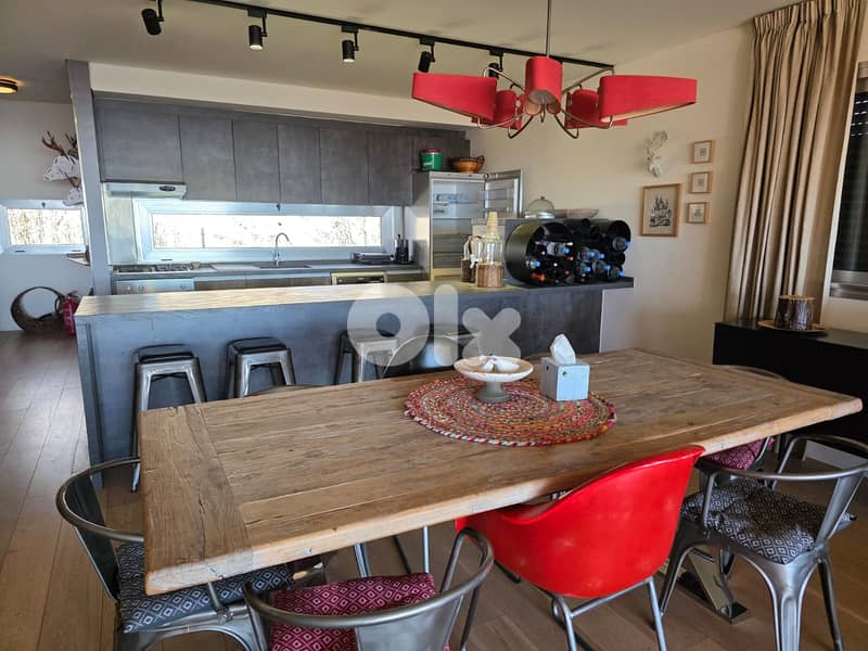 FULLY FURNISHED CHALET FOR SALE IN FAQRA WITH TERRACE , (KFA-115) 4