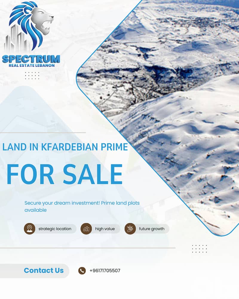 30 SECONDES TO THE SLOPES LAND FOR SALE IN MZAAR PRIME, (KFLN-177) 0