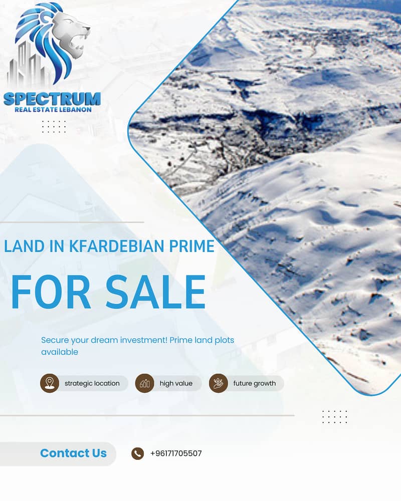 30 SECONDES TO THE SLOPES LAND FOR SALE IN MZAAR PRIME, (KFLN-177) 0