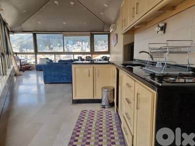 Fully furnished and decorated aprt in Zouk Mikael sized 220m2 for Rent