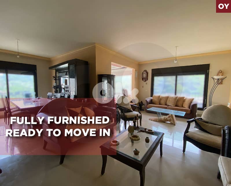 Fully furnished apartmen in a very calm area in Rabweh REF#OY130196 0