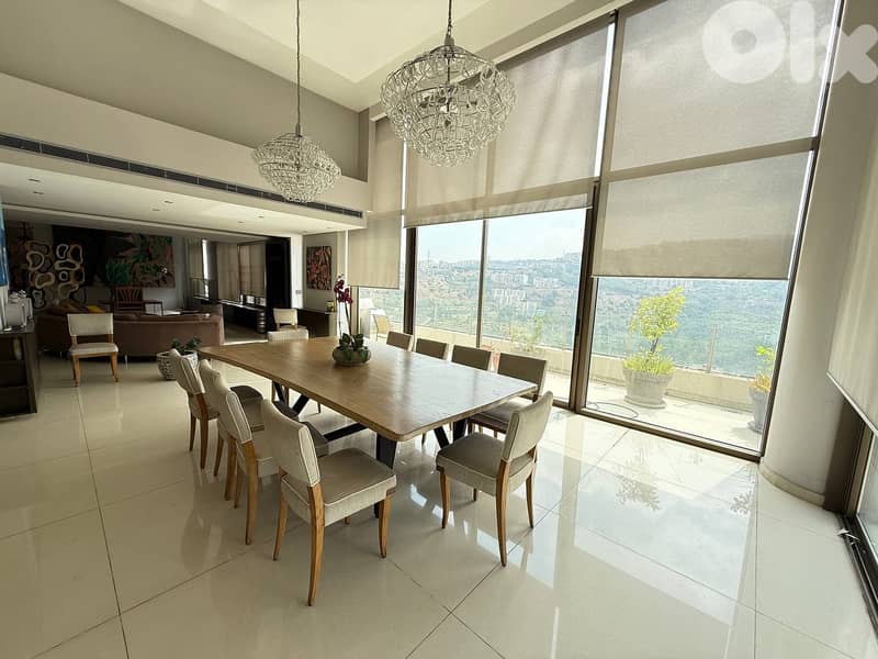 New Mar Takla,Hazmieh/ Triplex for Rent Pool &SPA-حازمية ثلاثي للإيجار 0