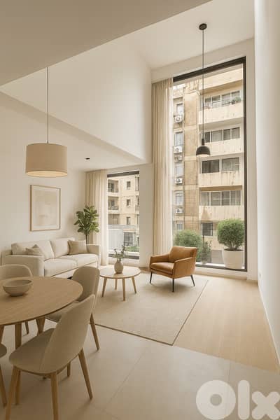 Loft For Sale in Achrafieh | 3 Masterbedrooms | High Ceiling