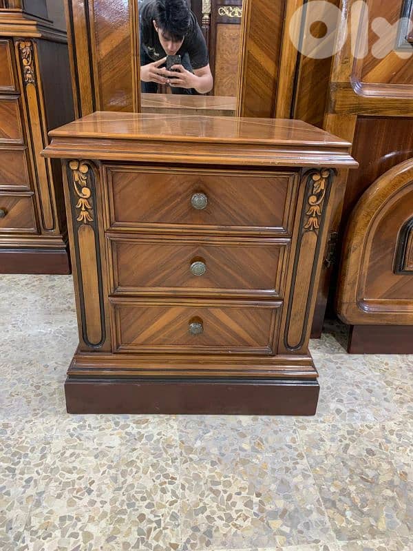 اوضة نوم خشب زان ولاتي كلا ملبسة قشر 8