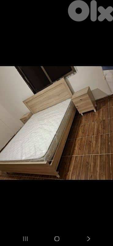تخت مجوز 170 سم مع كمود اتنين 0