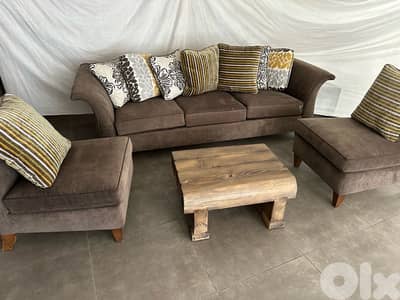 sofas + coffee table