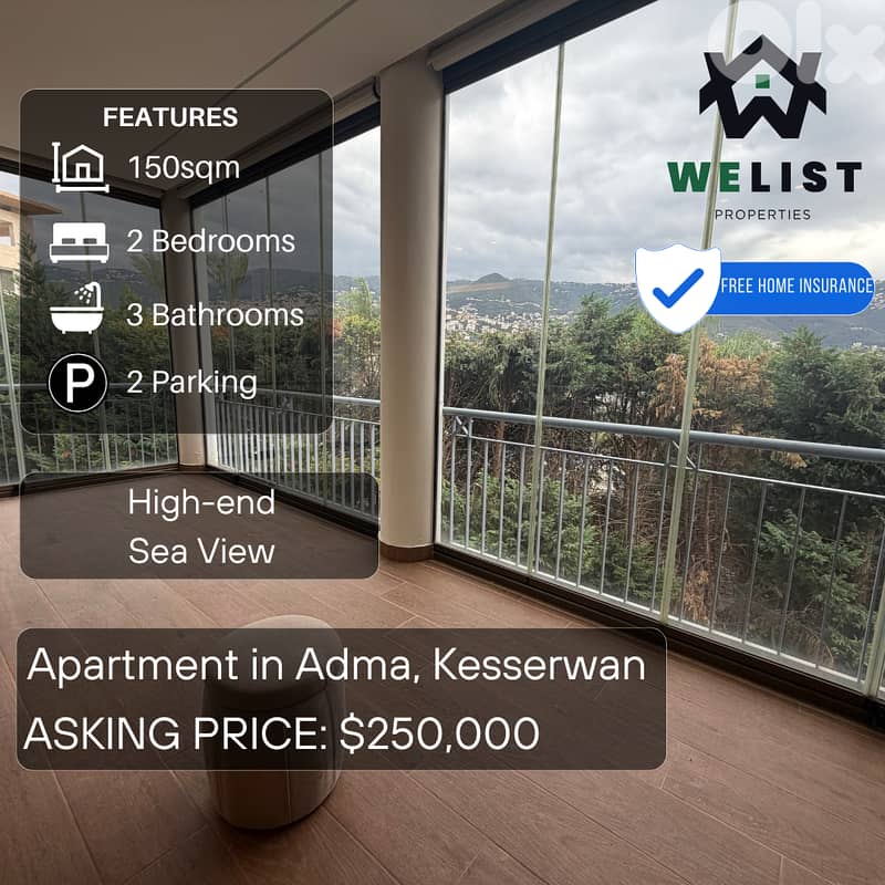 Apartment for sale in Adma شقة للبيع في ادما 0