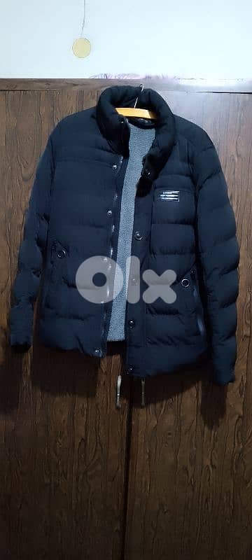 jacket large size black used like new