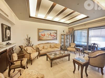 Furnished apartment for sale in Jal El Dib Sea view - FIR2890